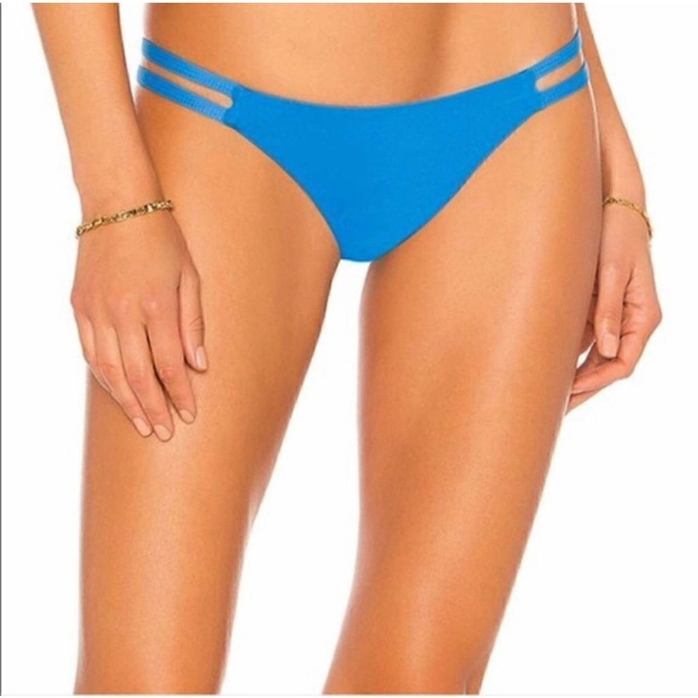 NWT Tavik Vine Cutout Swim Bottom in French Blue - Large